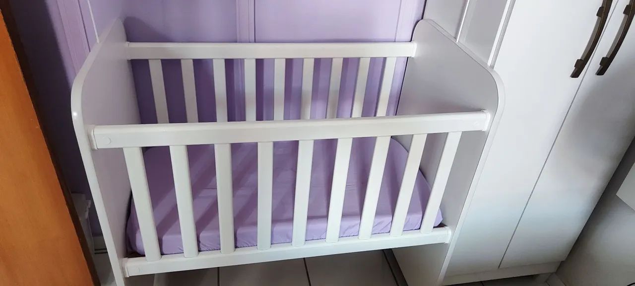 Vendo berço de bebê semi-novo , chama no WhatsApp * - Foto 2
