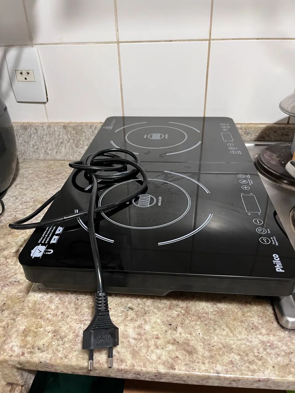 Cooktop de Indução Portátil Philco 2 queimadores PCT20P