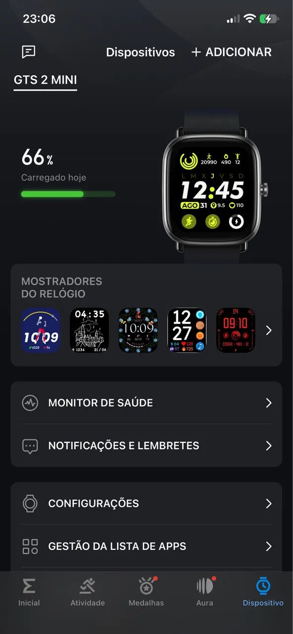 Relógio Amazfit GTS 2 Mini - Foto 2