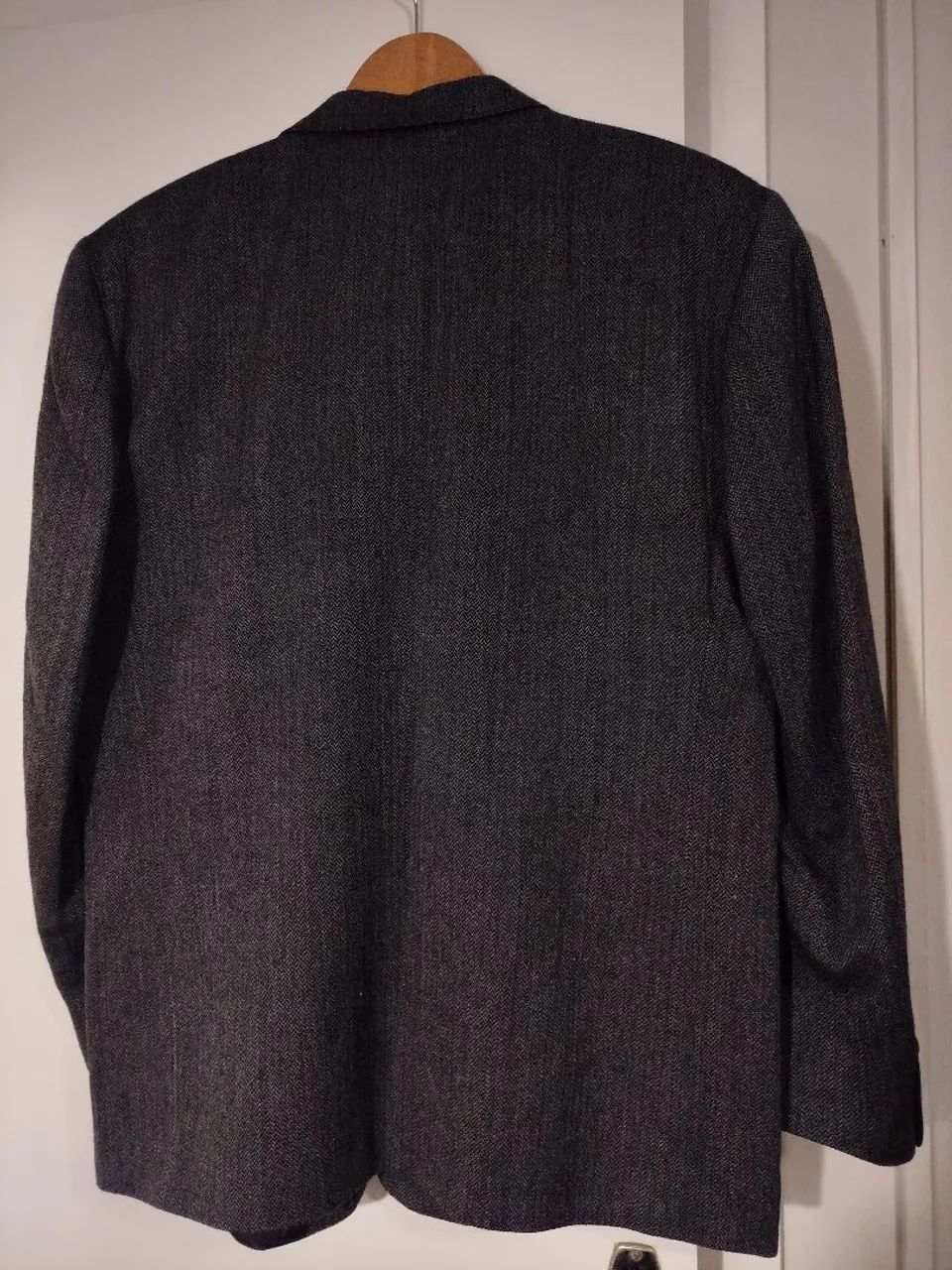 Blazer de lã akol cinza escuro  - Foto 5
