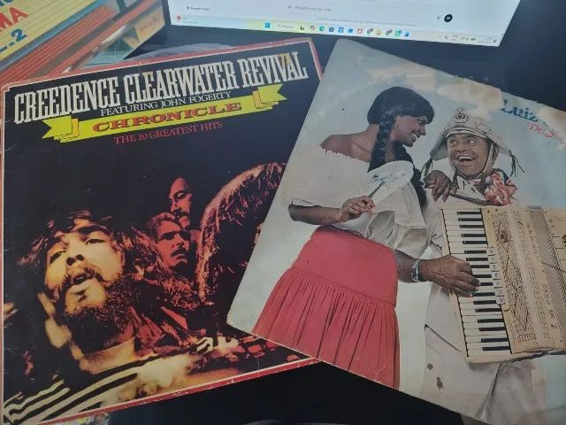 15 Discos de Vinil (Luiz Gonzaga, Creedence Clearwater )