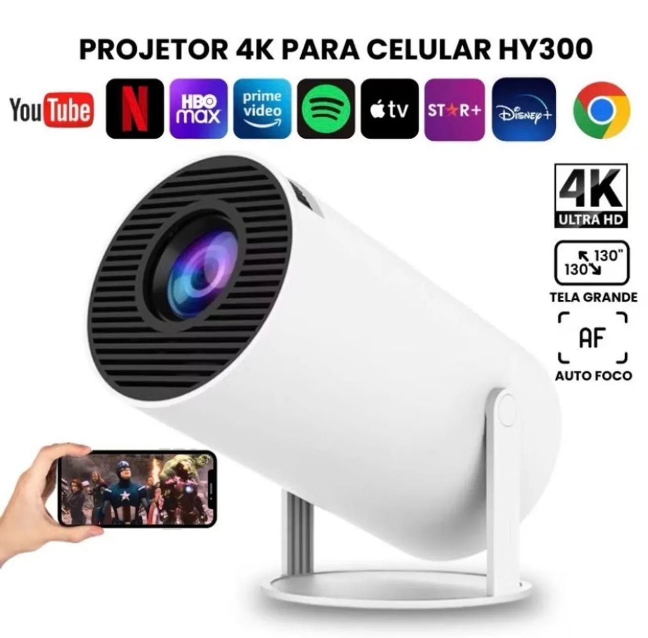 PROJETOR PARA CELULAR E NOTEBOOK  - Foto 2