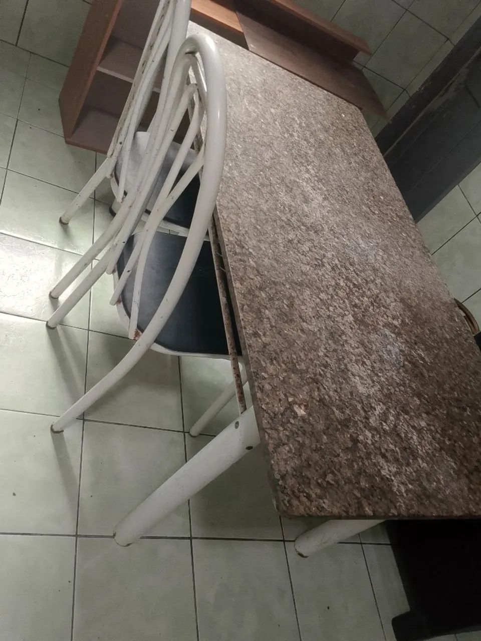 Mesa de mármore de 6 lugares.  - Foto 2