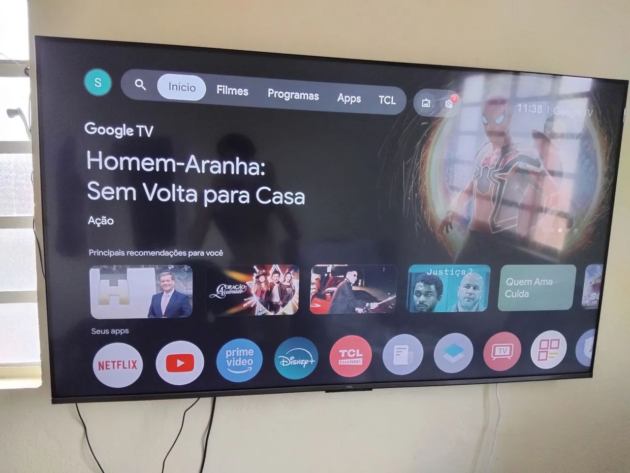 TV 4K 55 Polegadas QLed TCL (ler descrição) - Foto 3