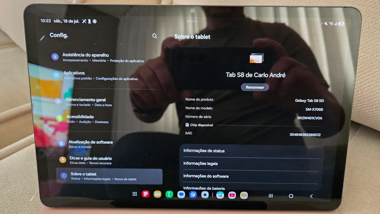 Galaxy Tab S8 5G - 8gb - 256gb  - Foto 3