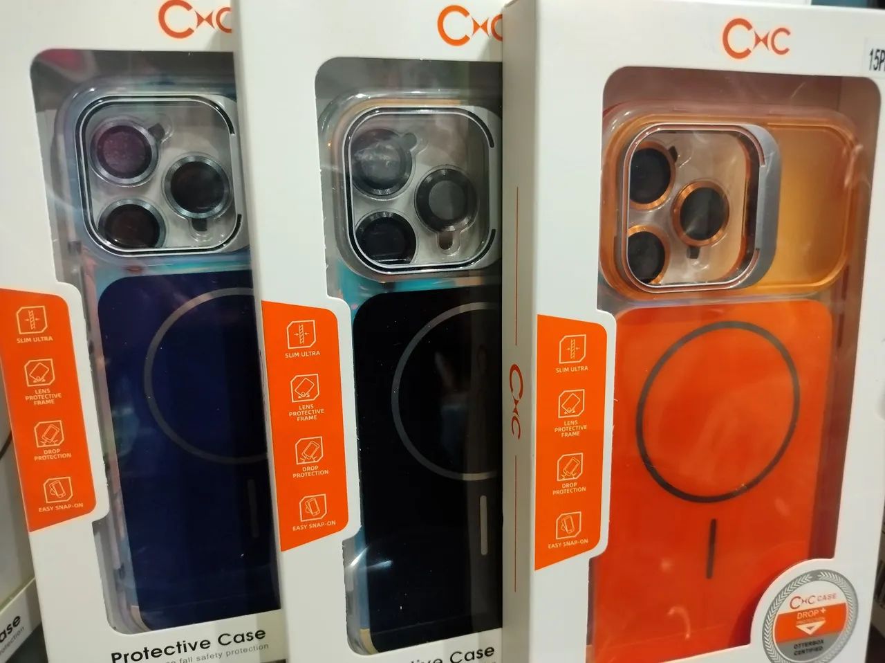 Case modelo Premium com película da câmera e magsafe  - Foto 4