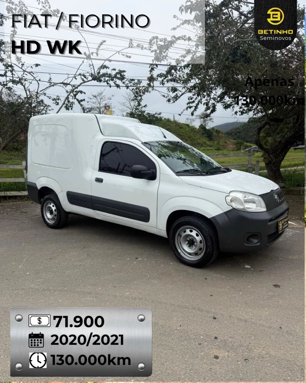 Fiat Fiorino FURGÃO WORK. HARD 1.4 FLEX 8V 2P 2021