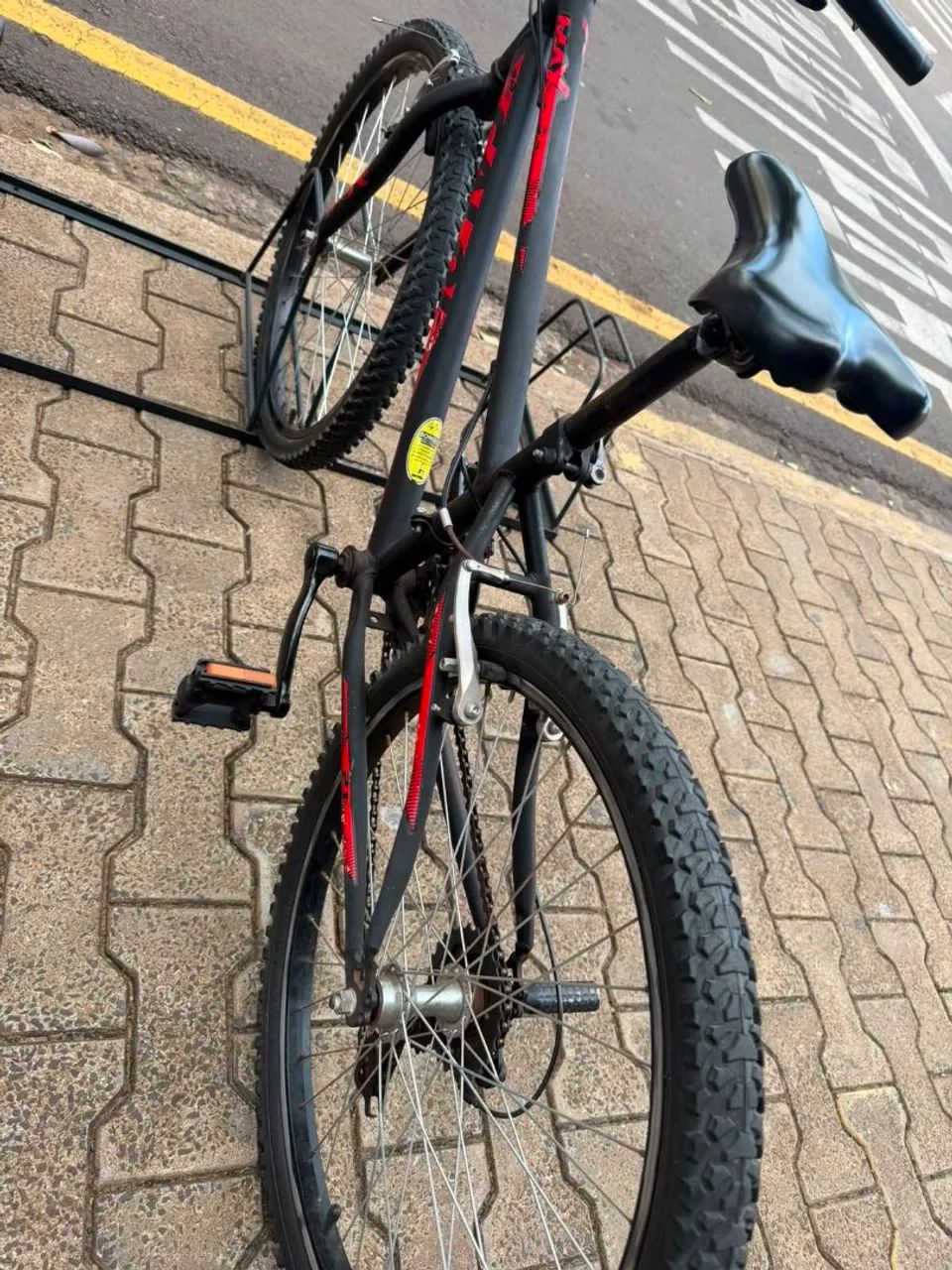 Bicicleta Caloi Aro 24 com marchas Usada  - Foto 5