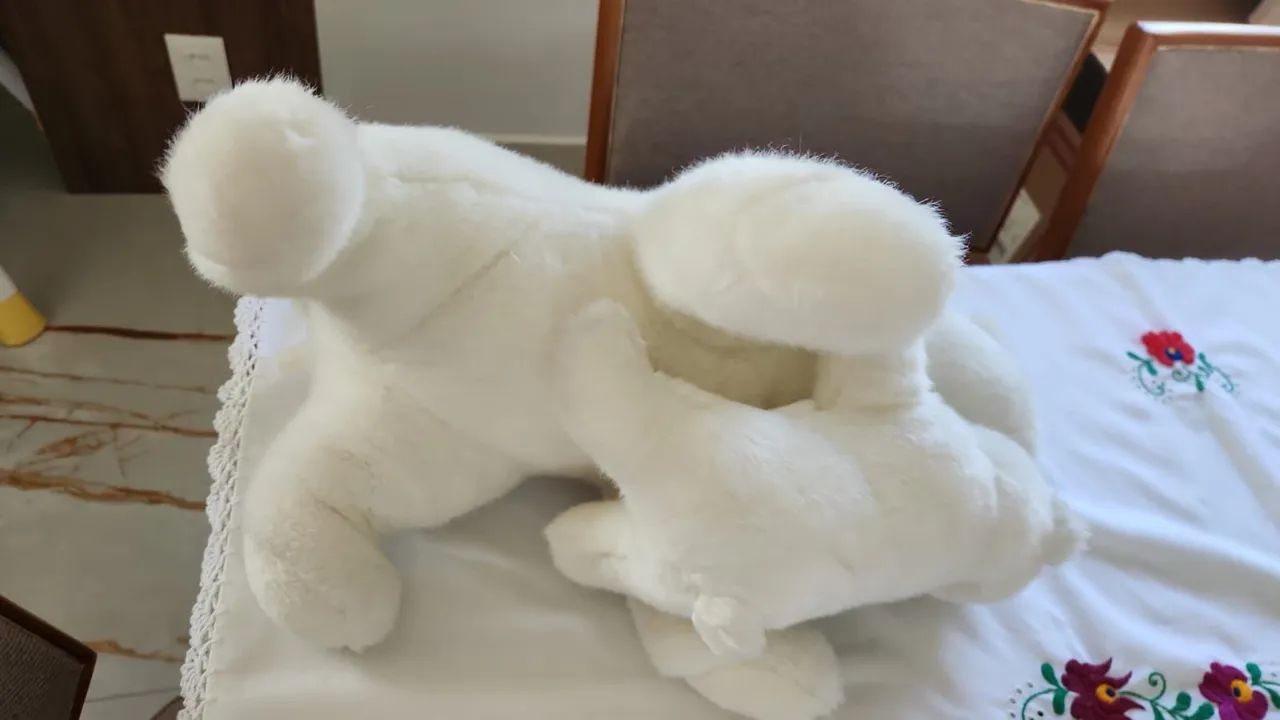 Urso mãe/pai e filhote 50x20 cm - Foto 3