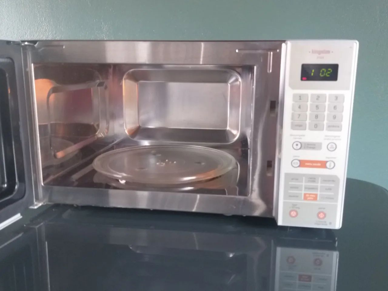 Microondas Brastemp 34 litros inox  - Foto 4