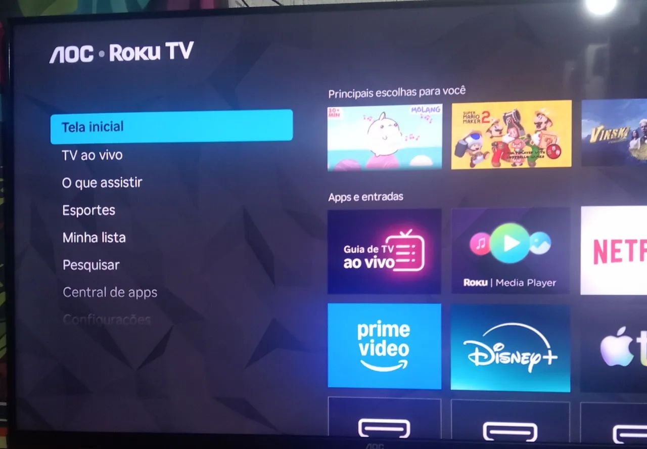 Tv AOC Roku 43 polegadas  - Foto 3