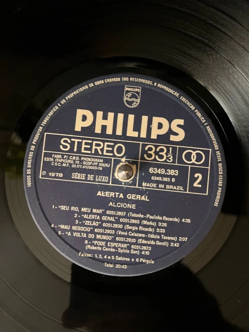 LP Alcione - Alerta Geral (1978)  - Foto 4