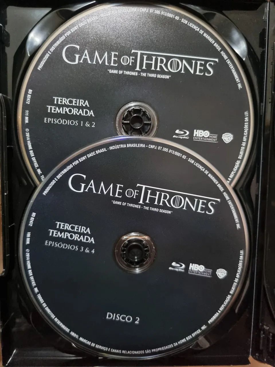 Game of Thrones 3 temporada completa em bluray - Foto 3