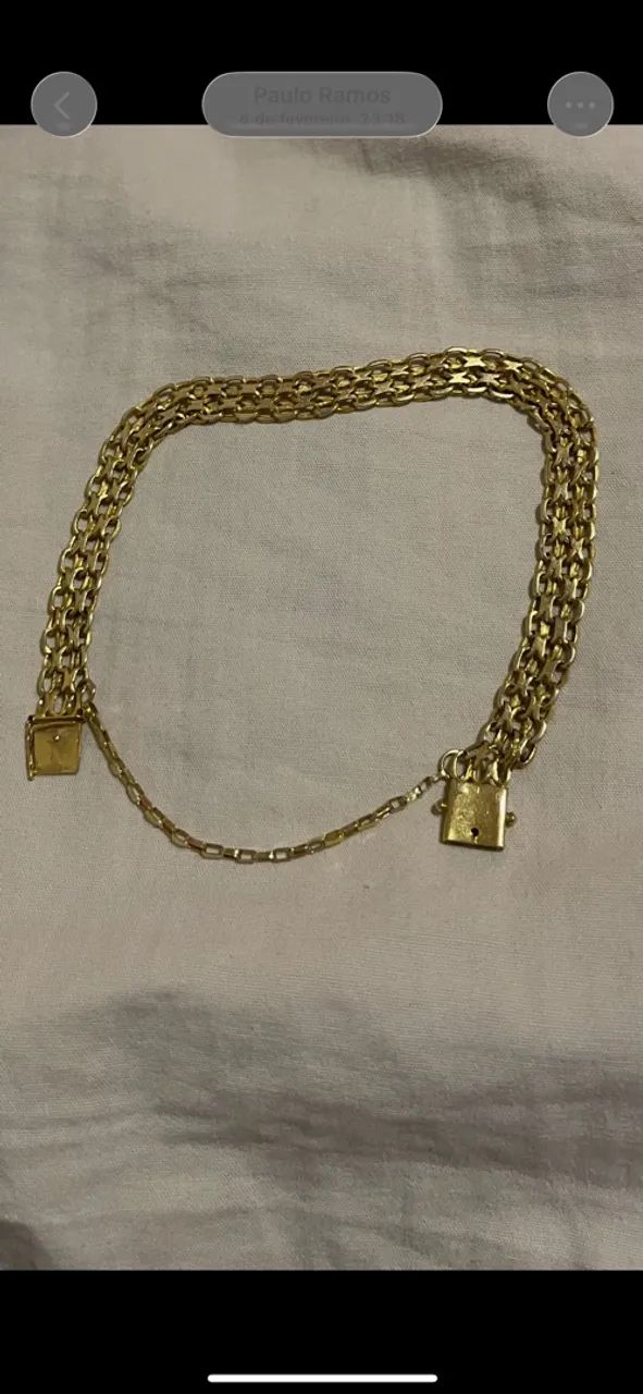 pulseira ouro 18k, 11.8 Gramas