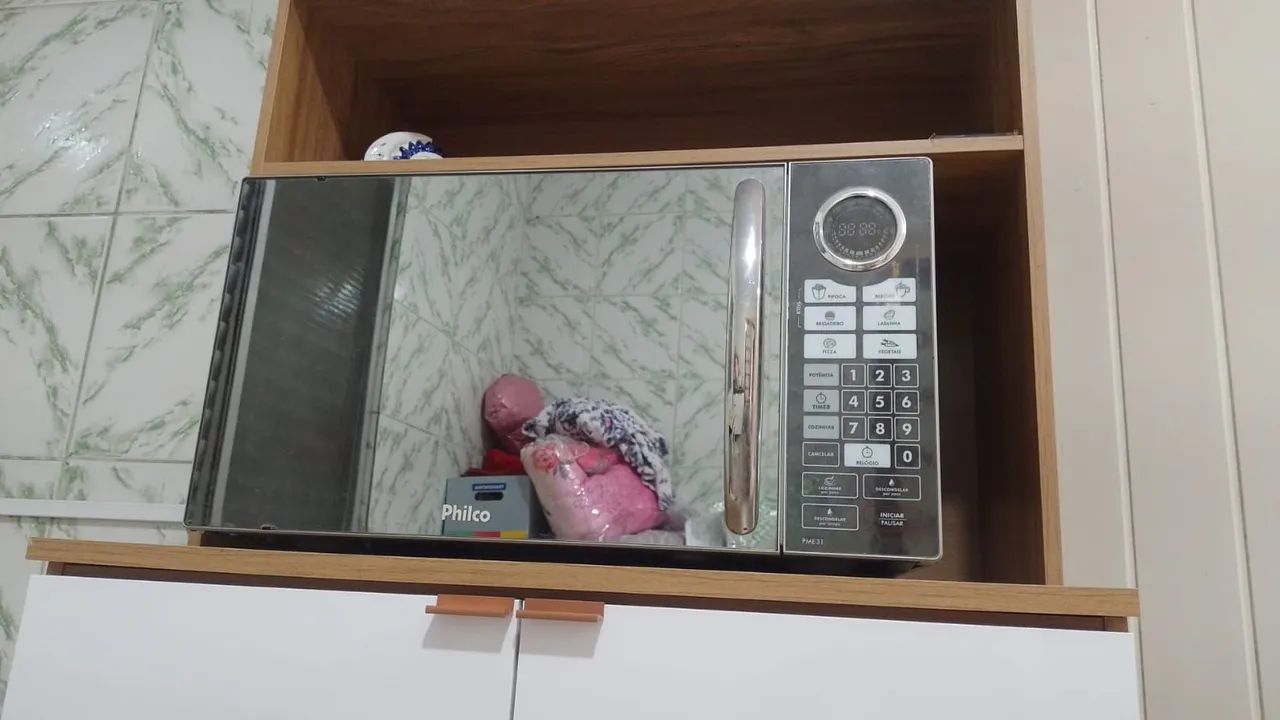 Microondas PHILCO ESPELHADO 220V 33 LITROS 