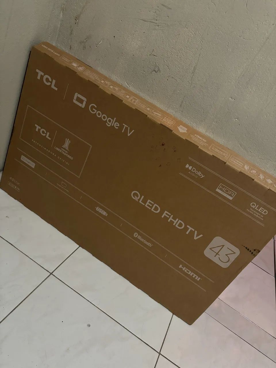 Smart tv tcl 43? zera na caixa 