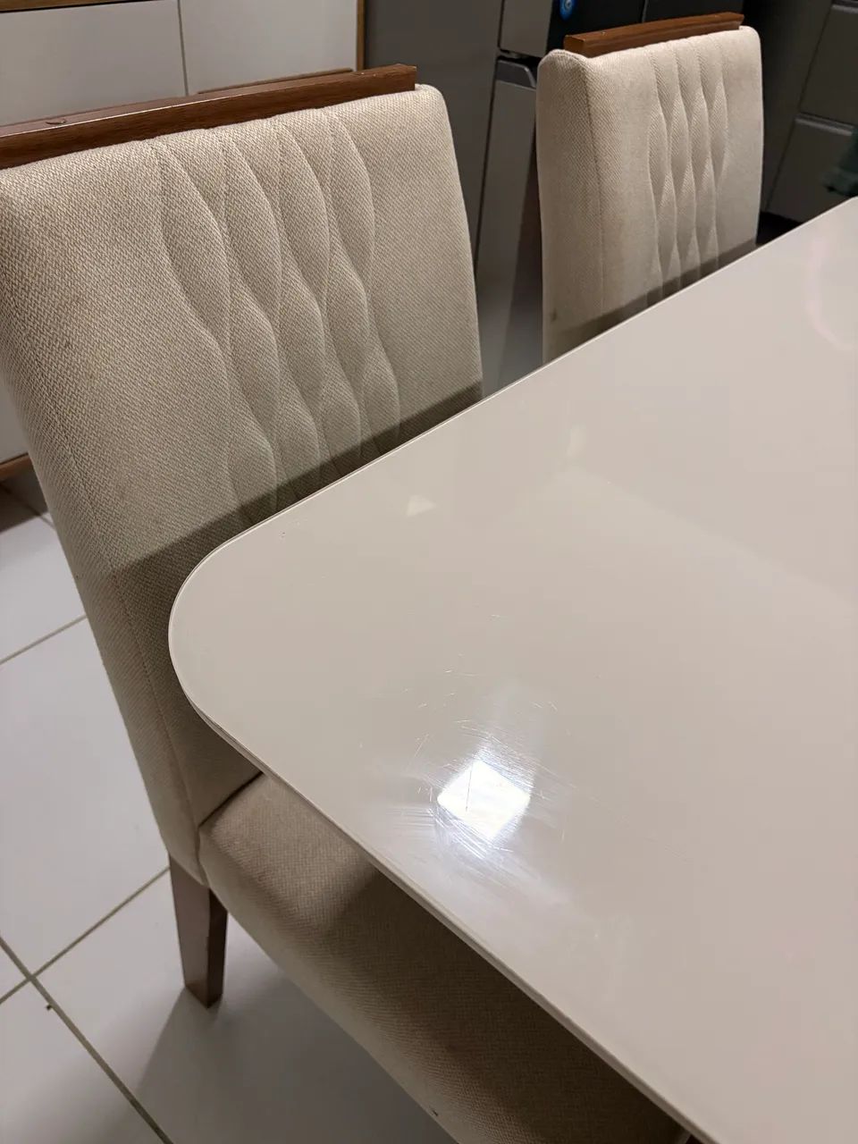 Mesa de vidro 4 lugares  - Foto 4