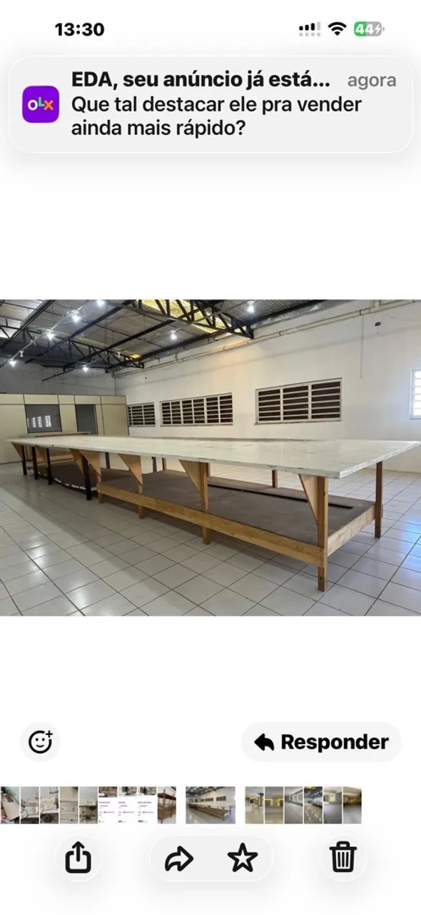 Mesa de corte de tecido 