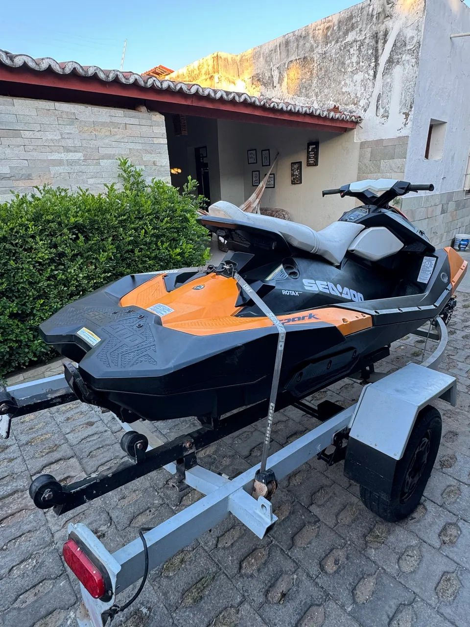 JETSKI SEADOO SPARK COM CARROCINHA ALUMÍNIO  - Foto 3