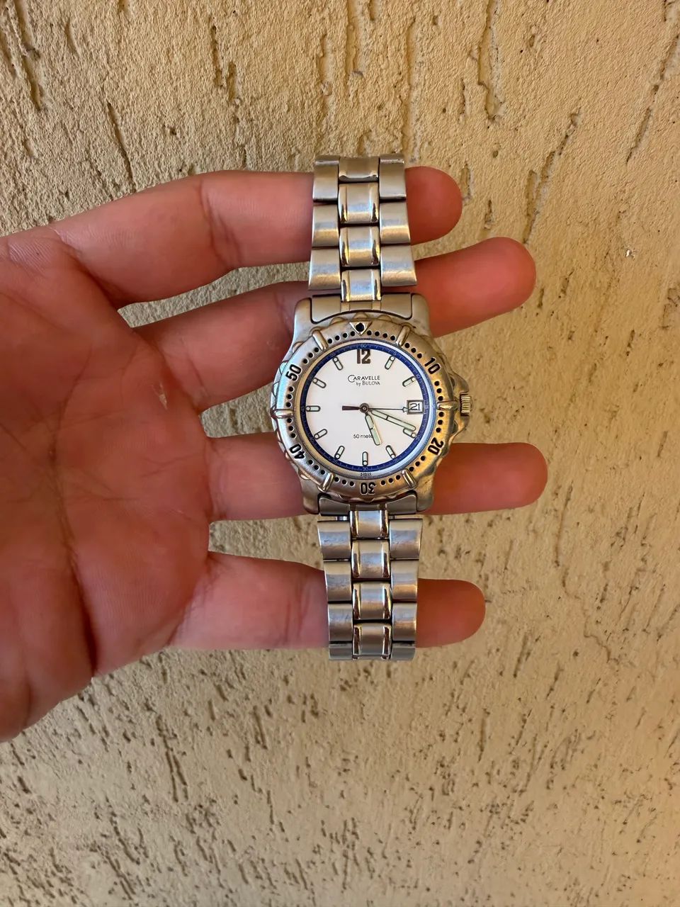 Caravelle by Bulova Quartz Vintage 50M - 2 Pulseiras - Foto 3