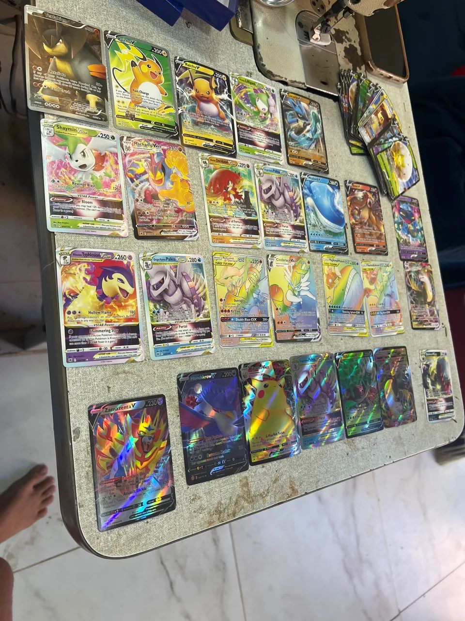 Cartas de Pokémon super rara, rara e comum preços variado - Foto 2