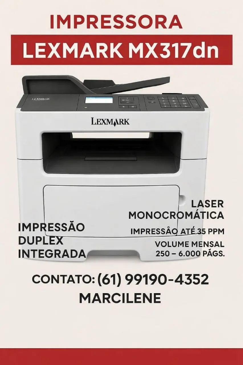 Impressora Lexmark 65153843683331120