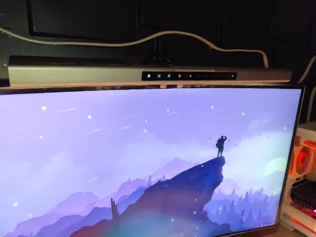 Lightbar SuperFrame Lumen, Touch, Cinza Aço Premium. (Garantia)