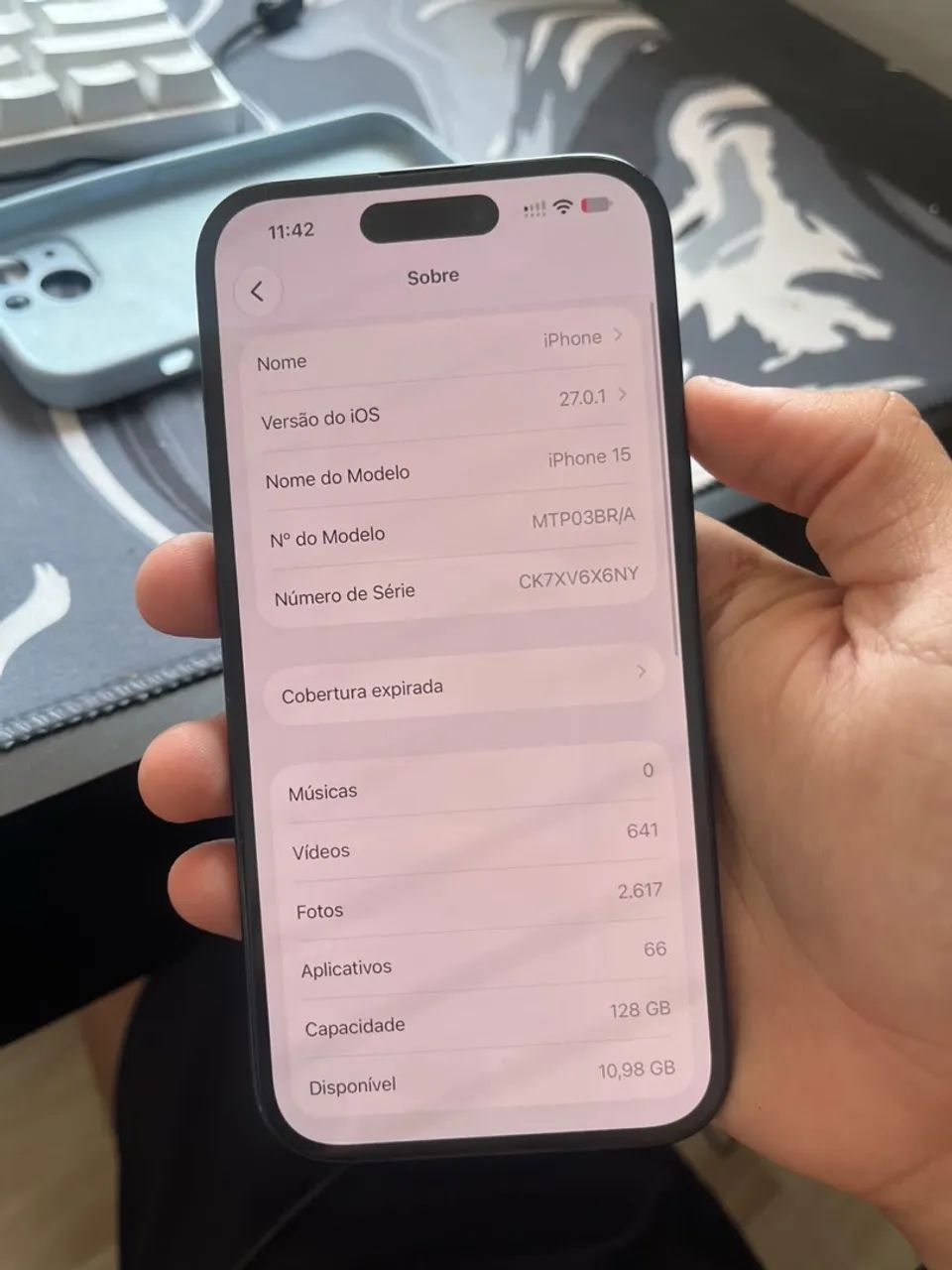 IPHONE 15 EM PERFEITO ESTADO - Foto 5