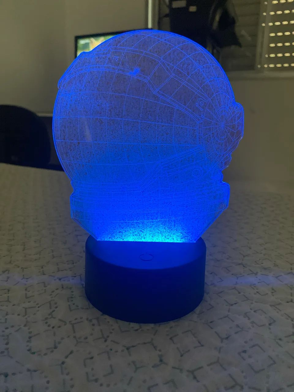 Luminária de ilusão 3D USB 
