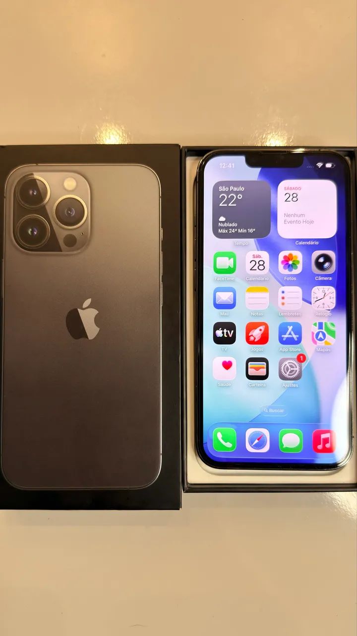 iPhone 13 Pro Grafite 256GB - Celulares e Smartphones - Areias