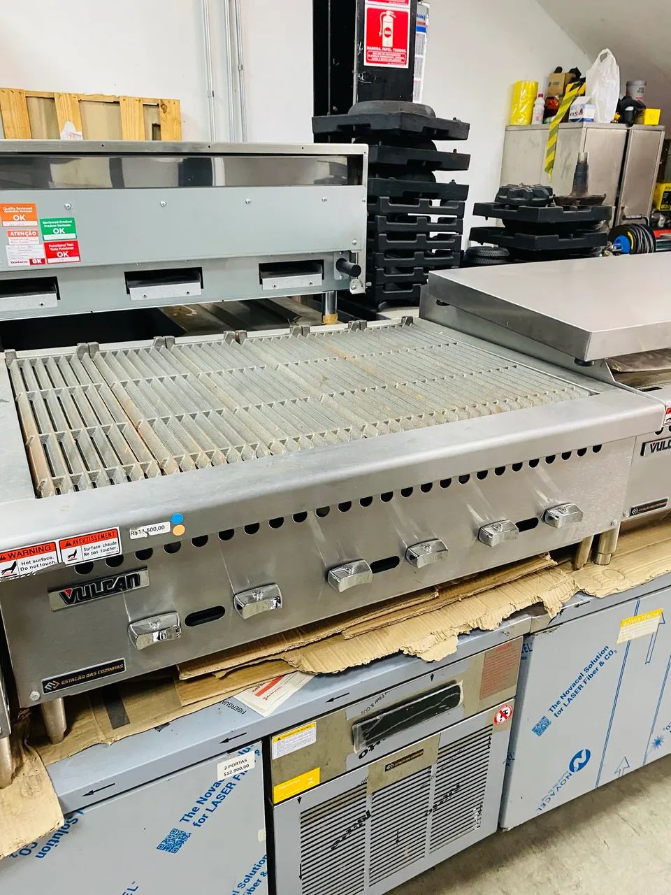 Chair broiler a gás Vulcan 90cm