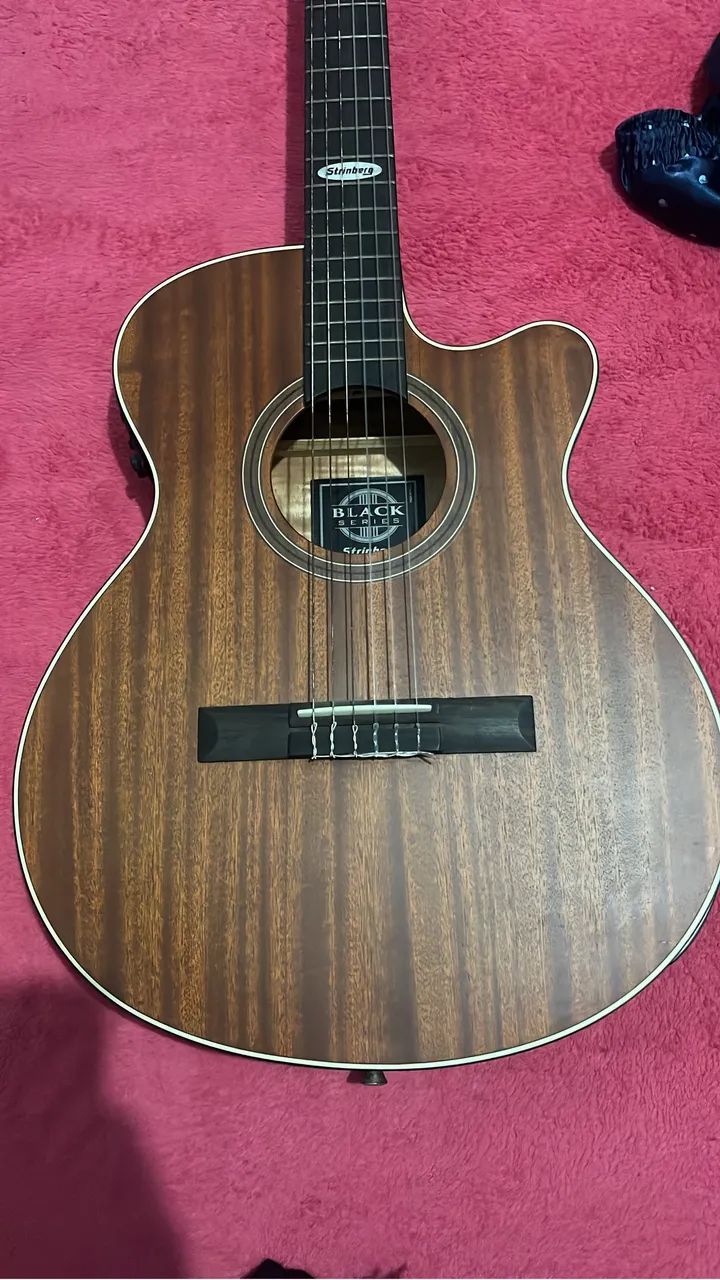 Violão Strinberg Nylon Elétrico com Capa - Foto 5