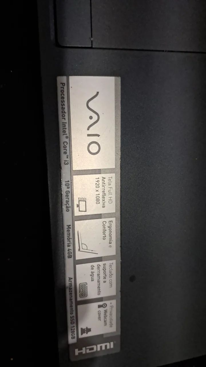 Notebook Sony i10 4 gb de ram 128 gb de memoria - Foto 2
