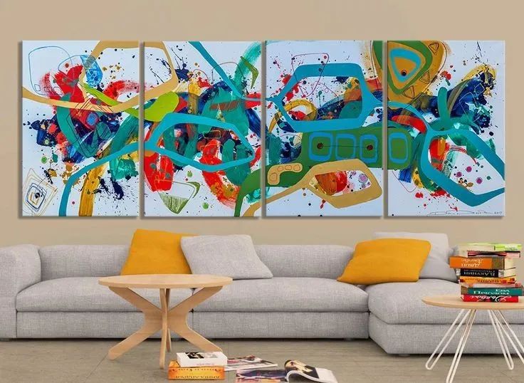 Quadros modernos decoração molduras