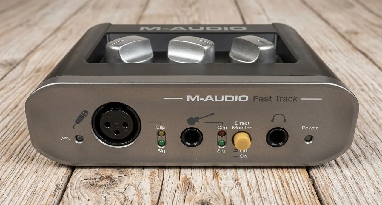 Interface de áudio M-Audio Fast Track