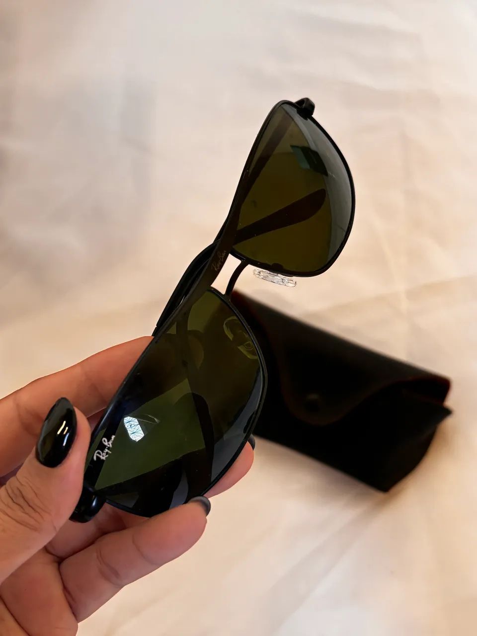 Óculos de Sol Ray-Ban Original Usado + Estojo - Foto 2