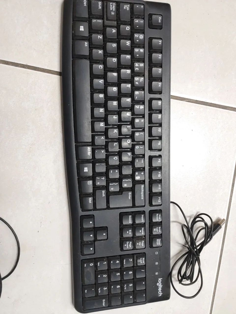 Kit teclado logitech e mouse philips - Foto 2