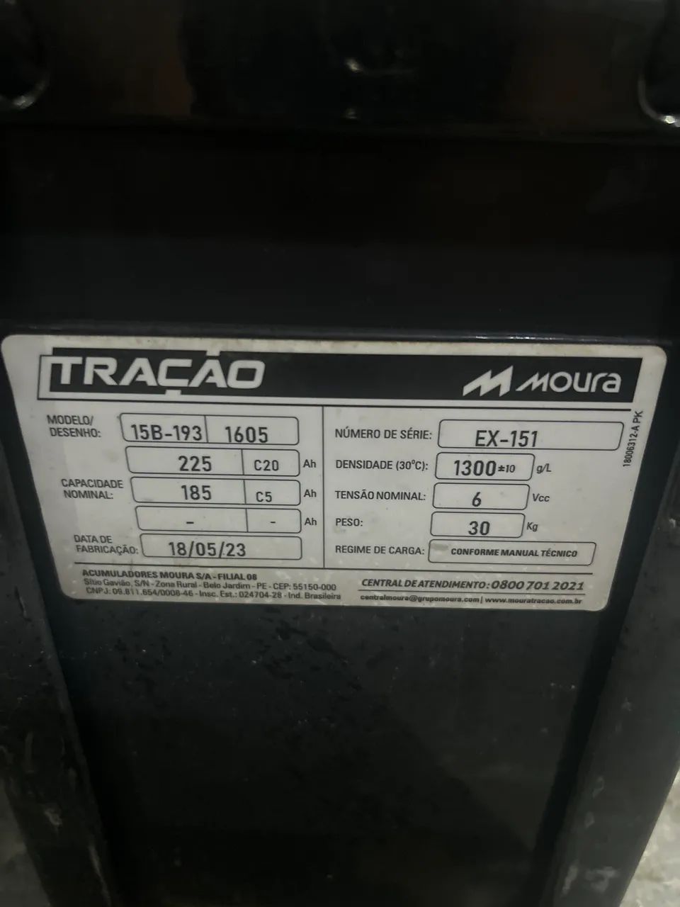 Bateria Tracionaria 6v 225 A - Foto 3
