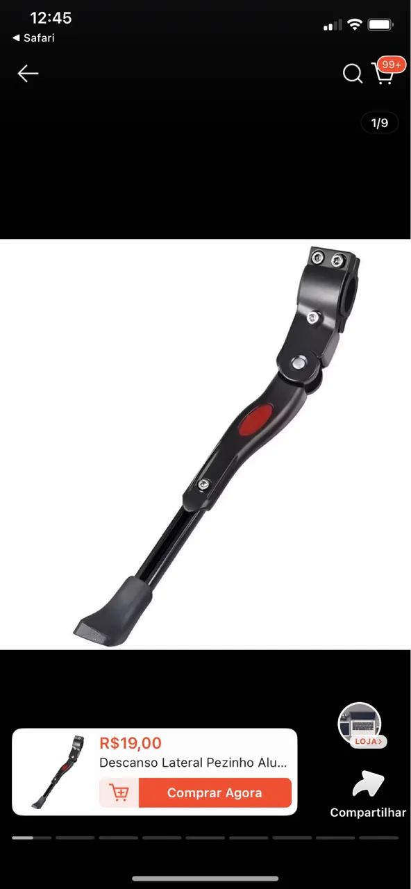Cesta e pezinho para bicicleta - Foto 3