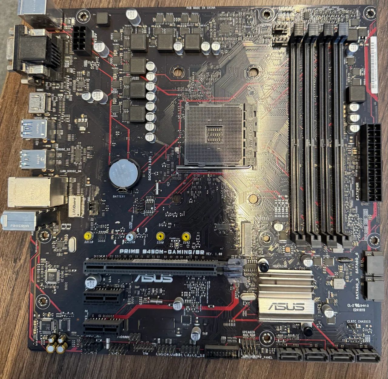 Placa Mãe Asus Prime B450m Gaming/BR
