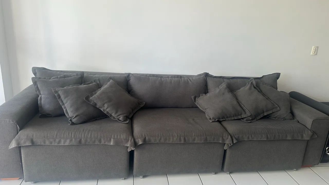 Sofá retrátil 4 lugares - Foto 2
