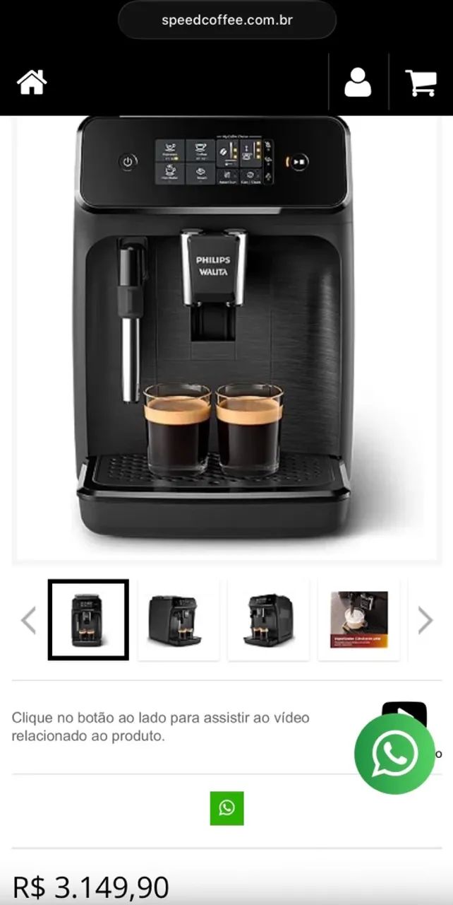 CAFETEIRA AUTOMÁTICA PHILIPS WALITA - Foto 4