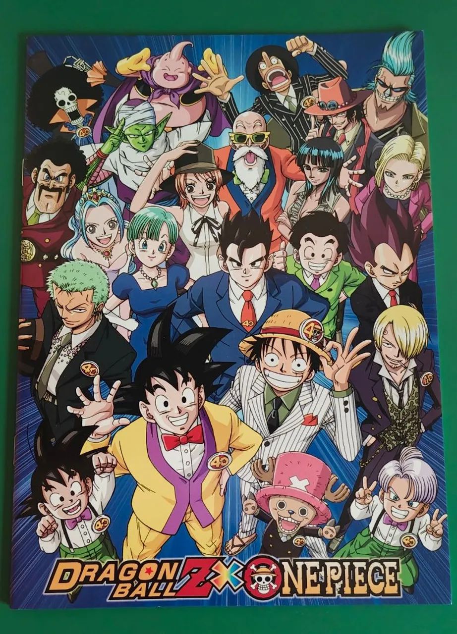 Cadernos Dragon Ball One Piece x7