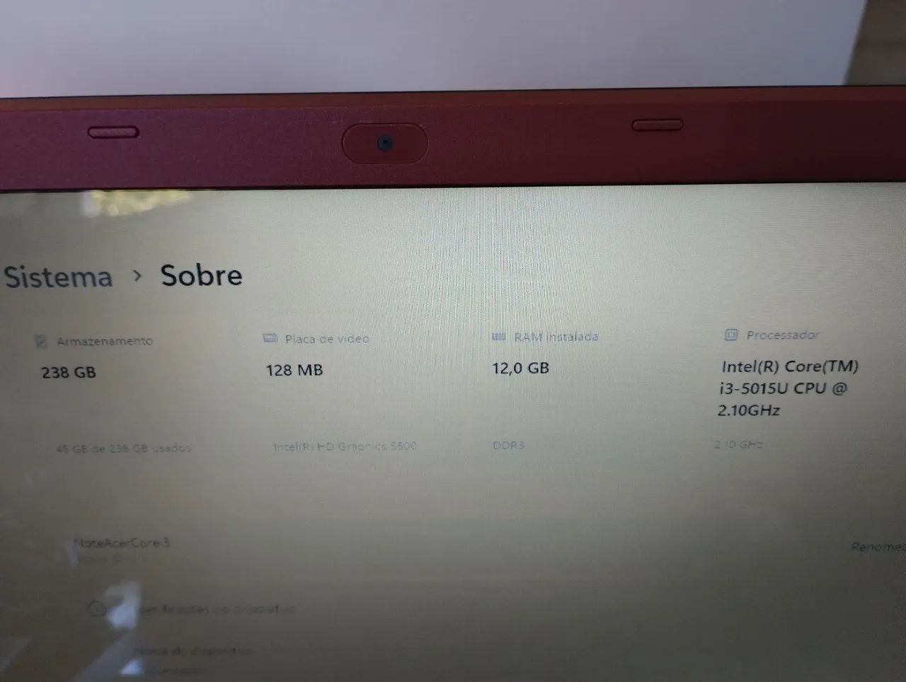 Notebook Windows 11 + Office 2024: SSD, Intel i3, bateria nova.  - Foto 5