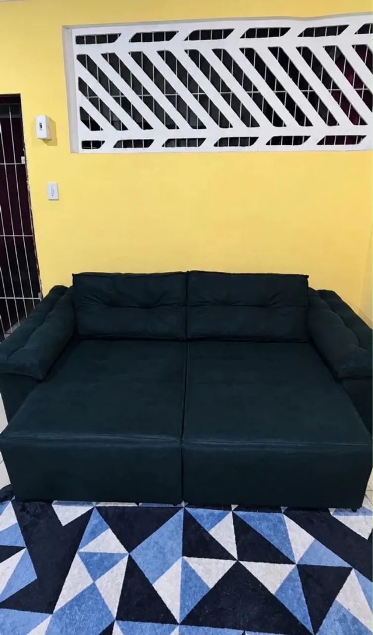 Sofá retrátil e reclinável R$ 1.350,00 - Foto 2