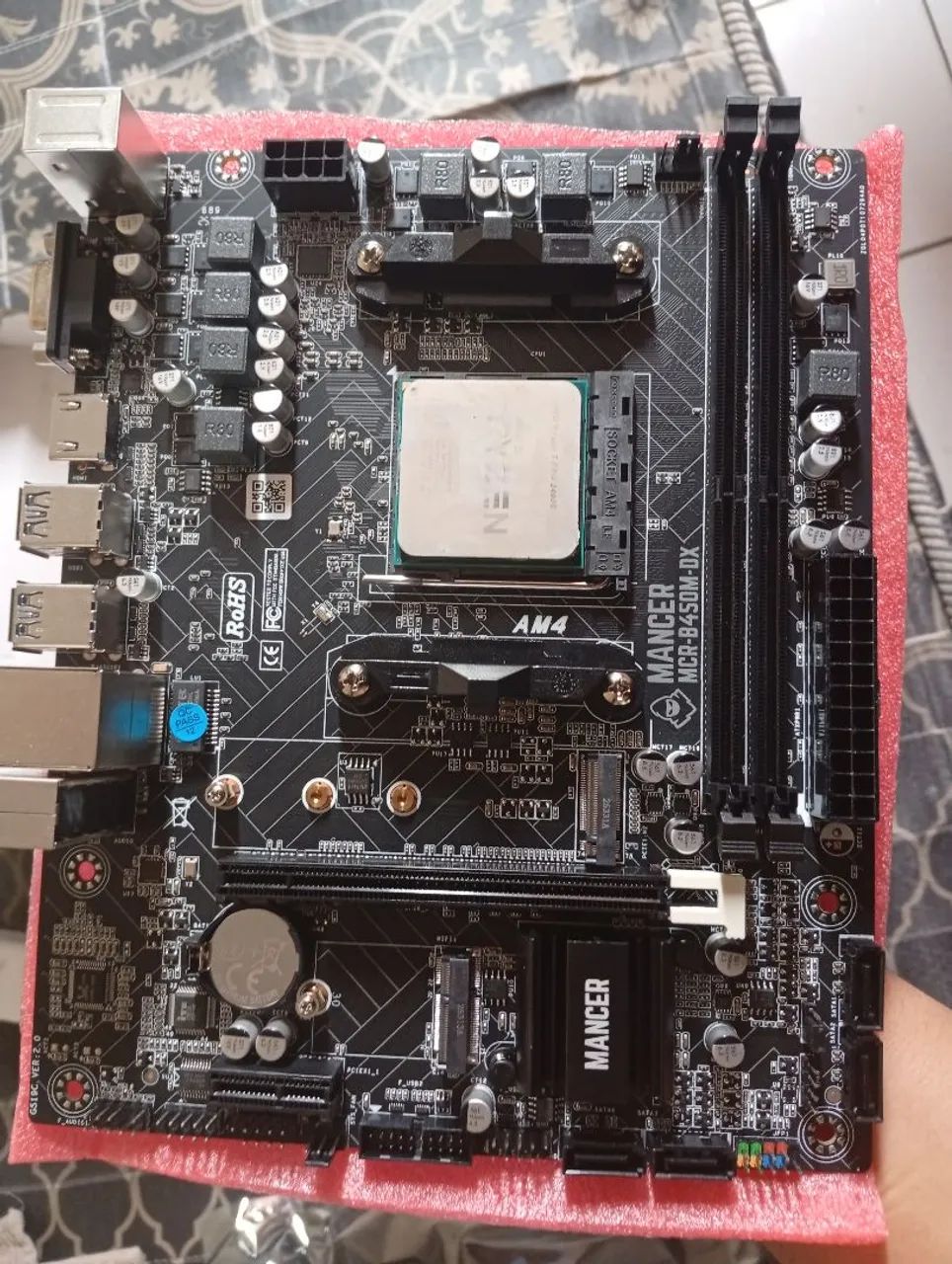 Kit Ryzen B450-DX e Ryzen 5 2400g lacrado - Peças de Hardware - Muchila ...