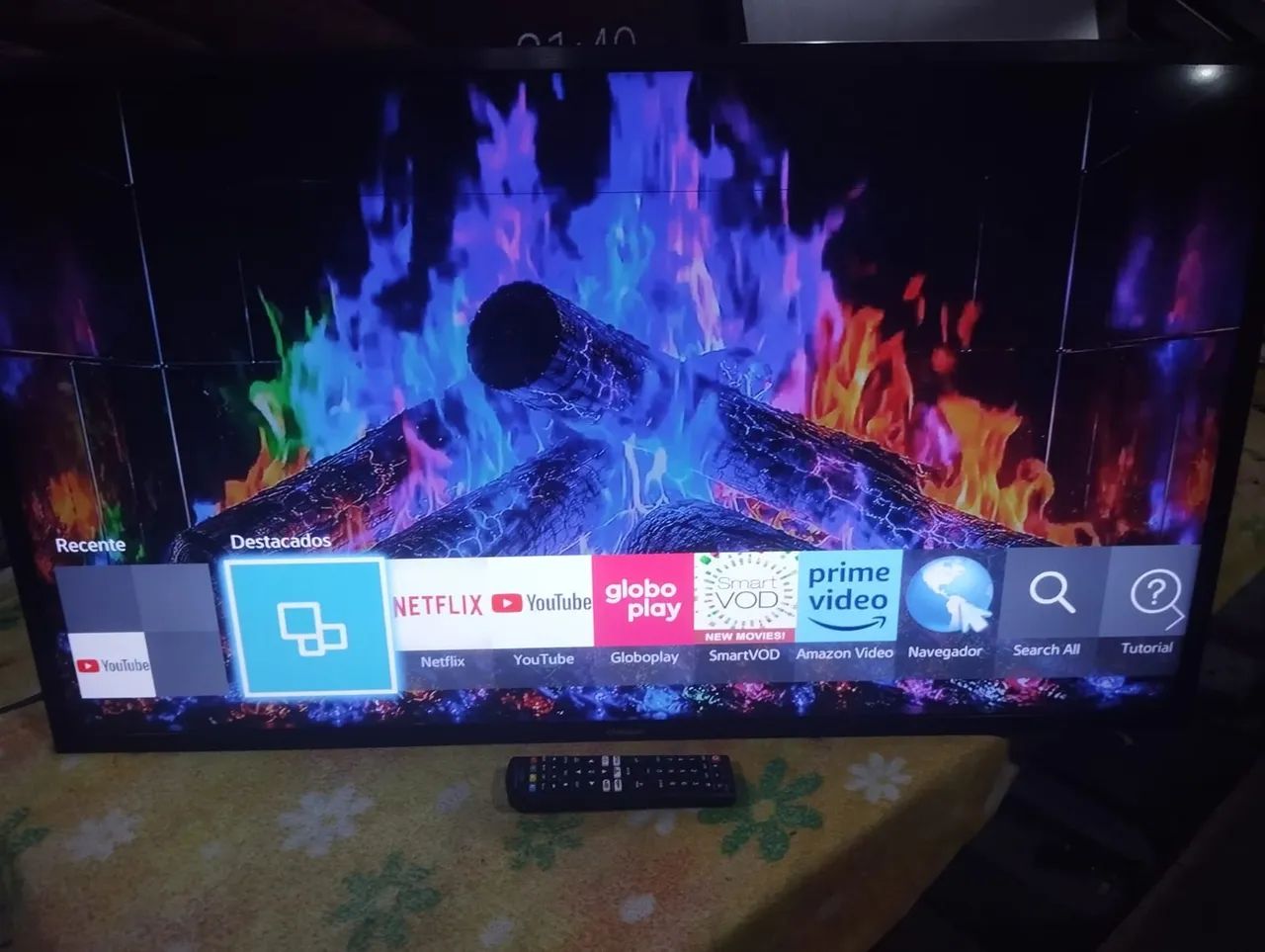 Tv smart 43 polegadas Samsung wi-fi top 