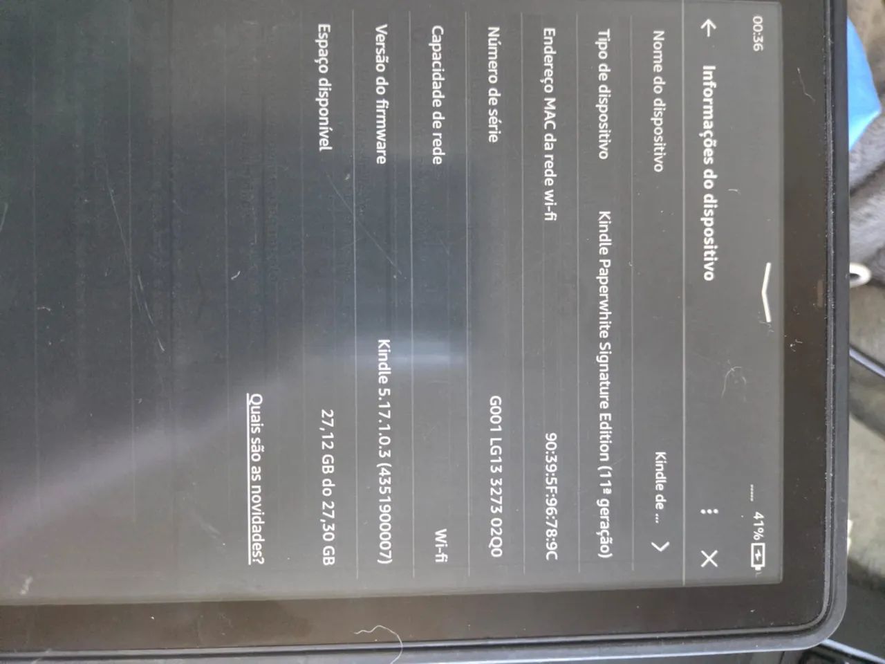 Kindle 11° Ger 27gb