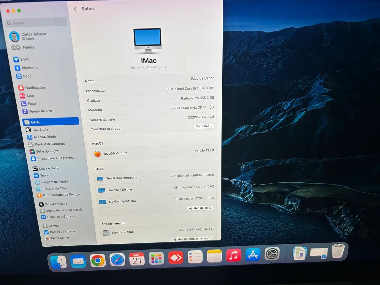 iMac 2017 - 21.5 polegadas - tela Retina 4K - Foto 2