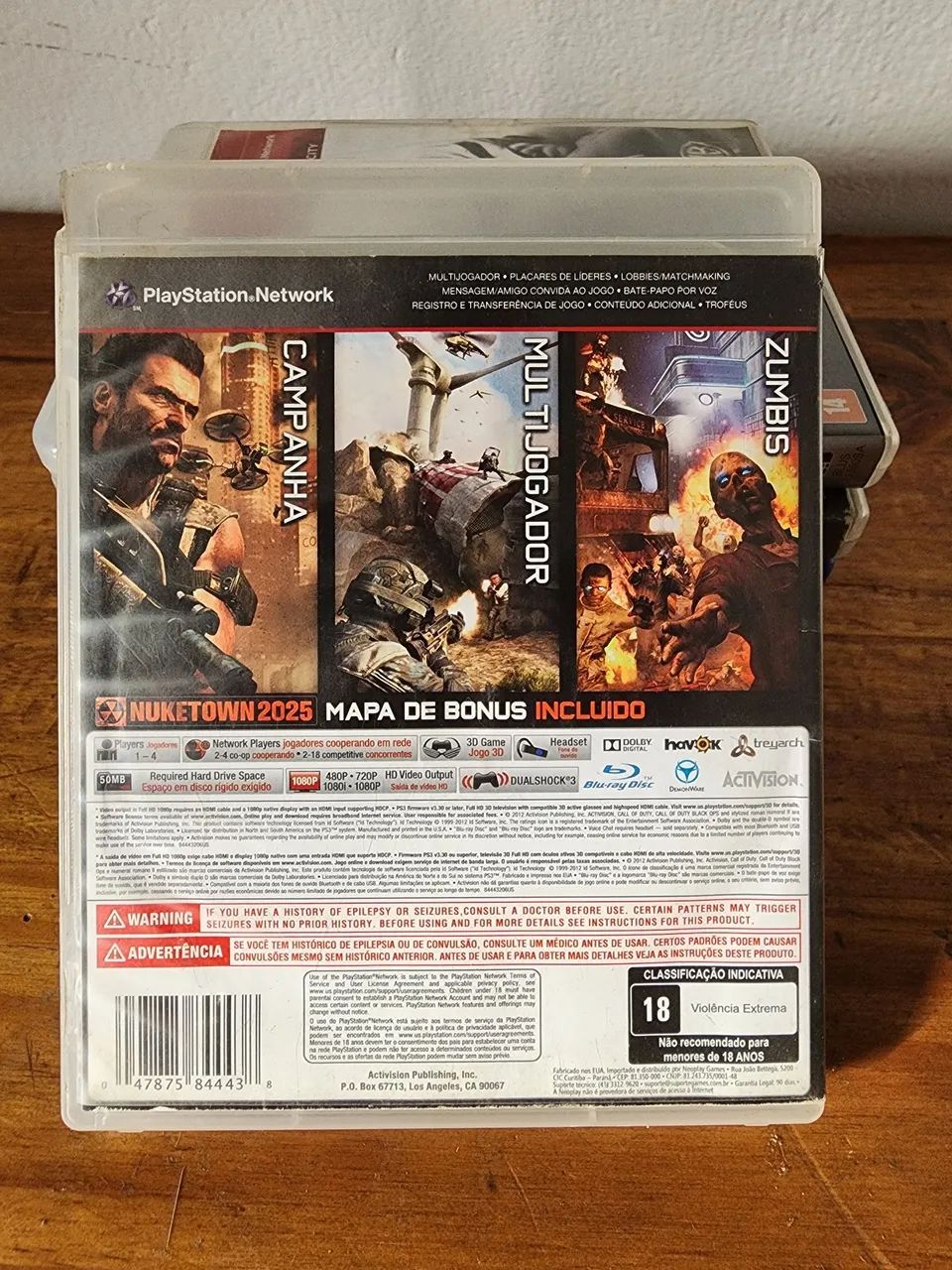 Call Of Duty Black Ops 2 Jogo PS3 Original + Envio - Jogos de